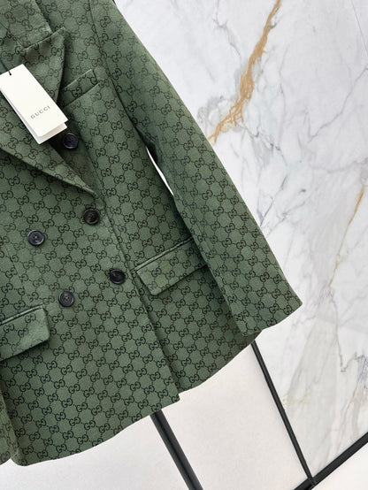 Guc 25fw jacquard blazer