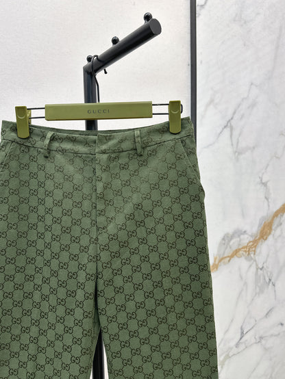 Guc 25fw jacquard pants