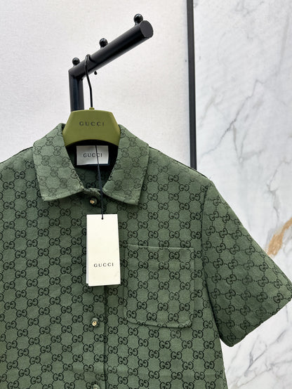 Guc 25fw jacquard shirt