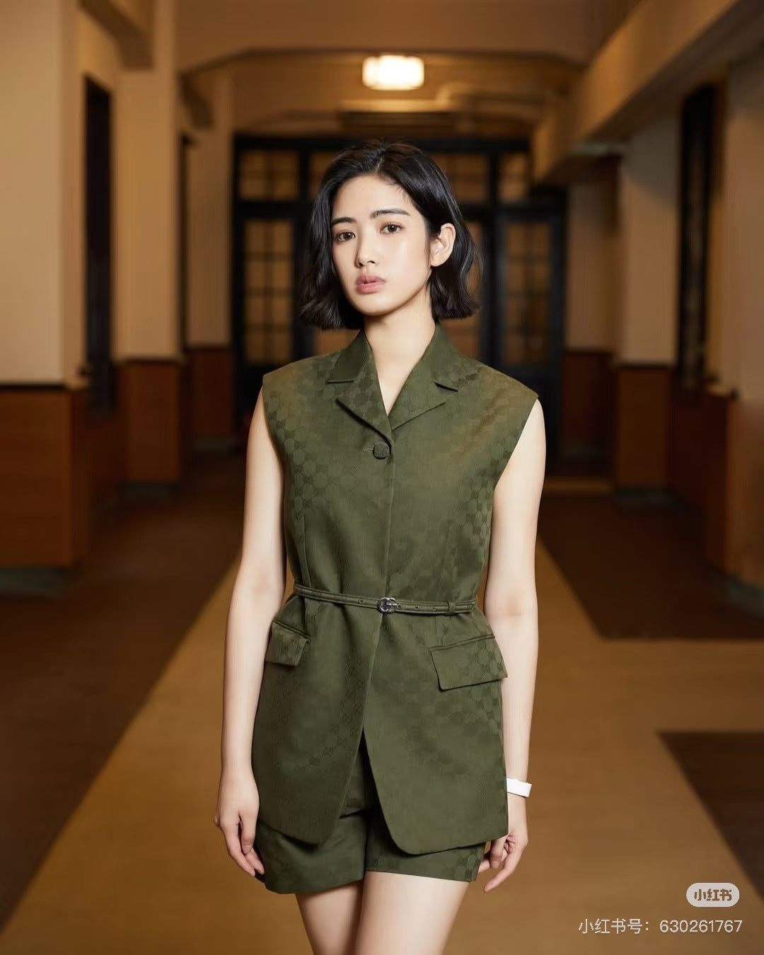 Guc 25fw jacquard vest