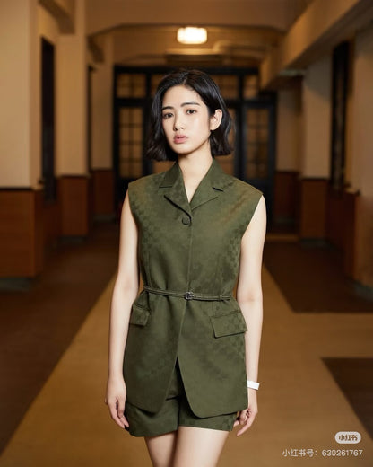 Guc 25fw jacquard vest