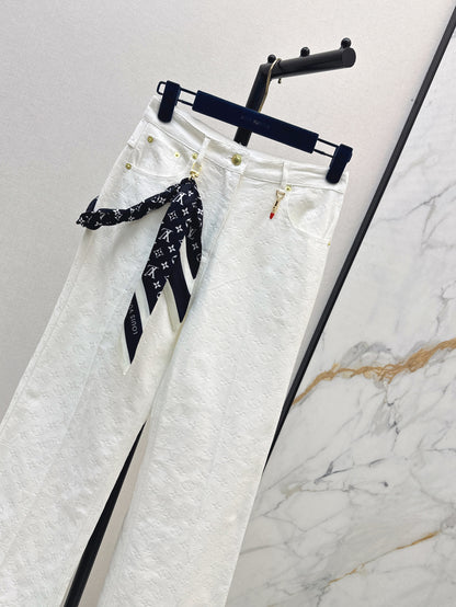 Louis 25fw jacquard jeans