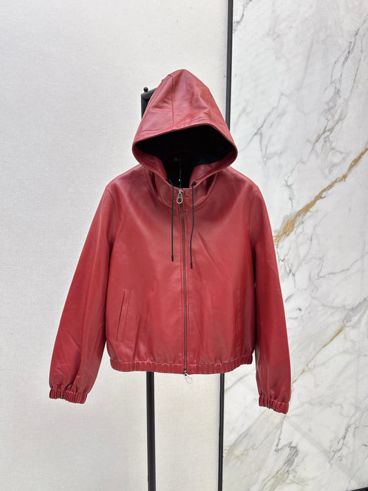 Loro 25fw leather jacket