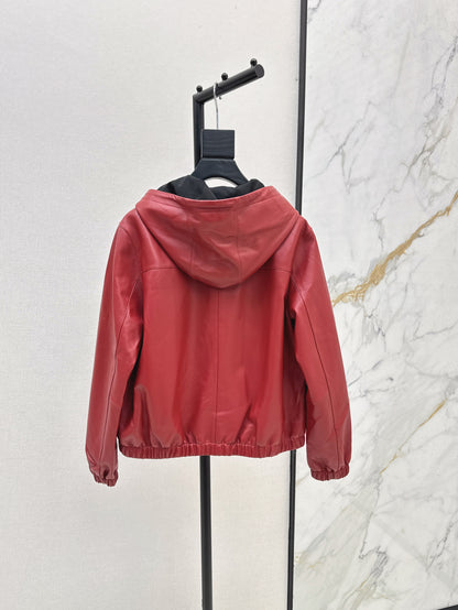 Loro 25fw leather jacket