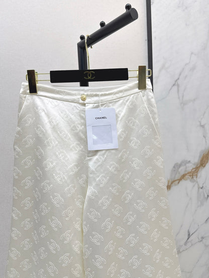 Chan 25fw silk bell bottom