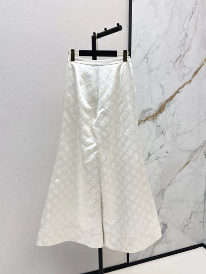 Chan 25fw silk bell bottom