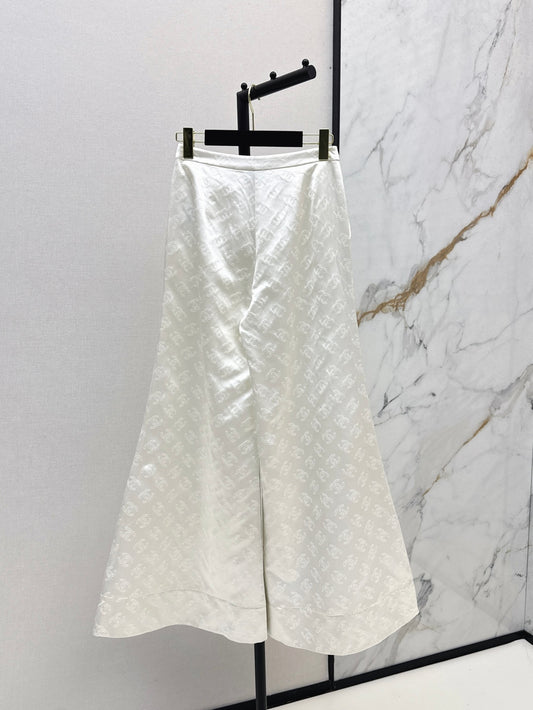 Chan 25fw silk bell bottom