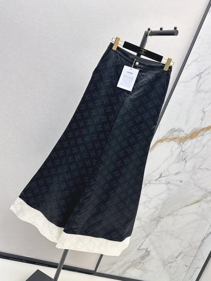 Chan 25fw silk bell bottom