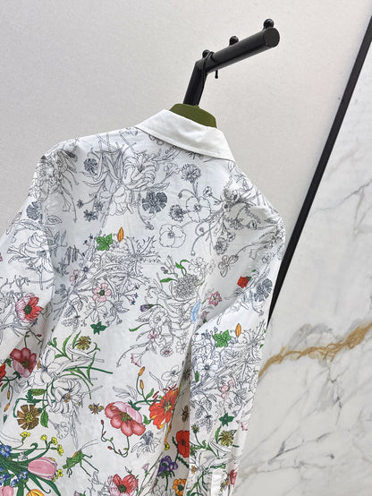 Guc 25ss printed shirt