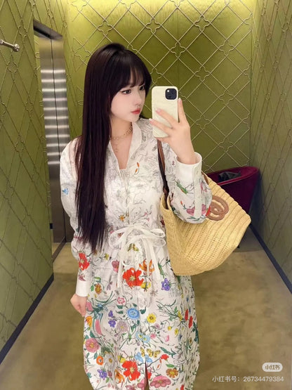 Guc 25ss printed dress
