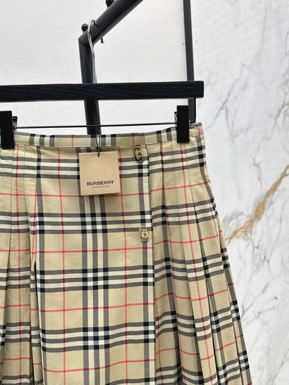 Bur 25fw printed skirt