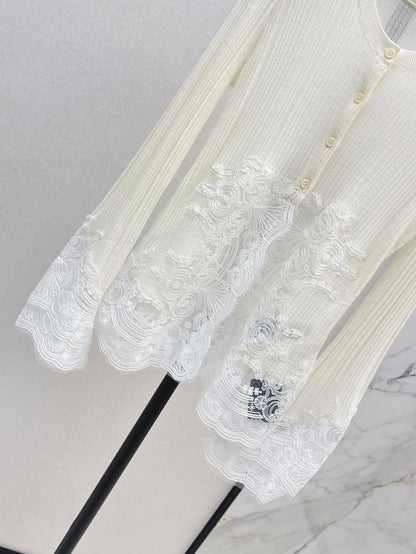 Es 25fw lace cardigan