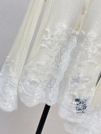 Es 25fw lace cardigan