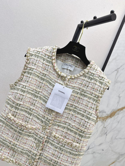 Chan 25fw woven vest