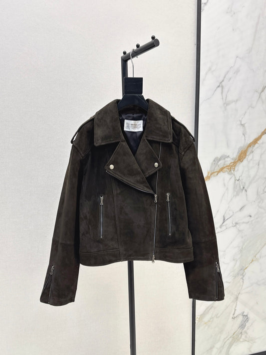 brune 25fw suede jacket