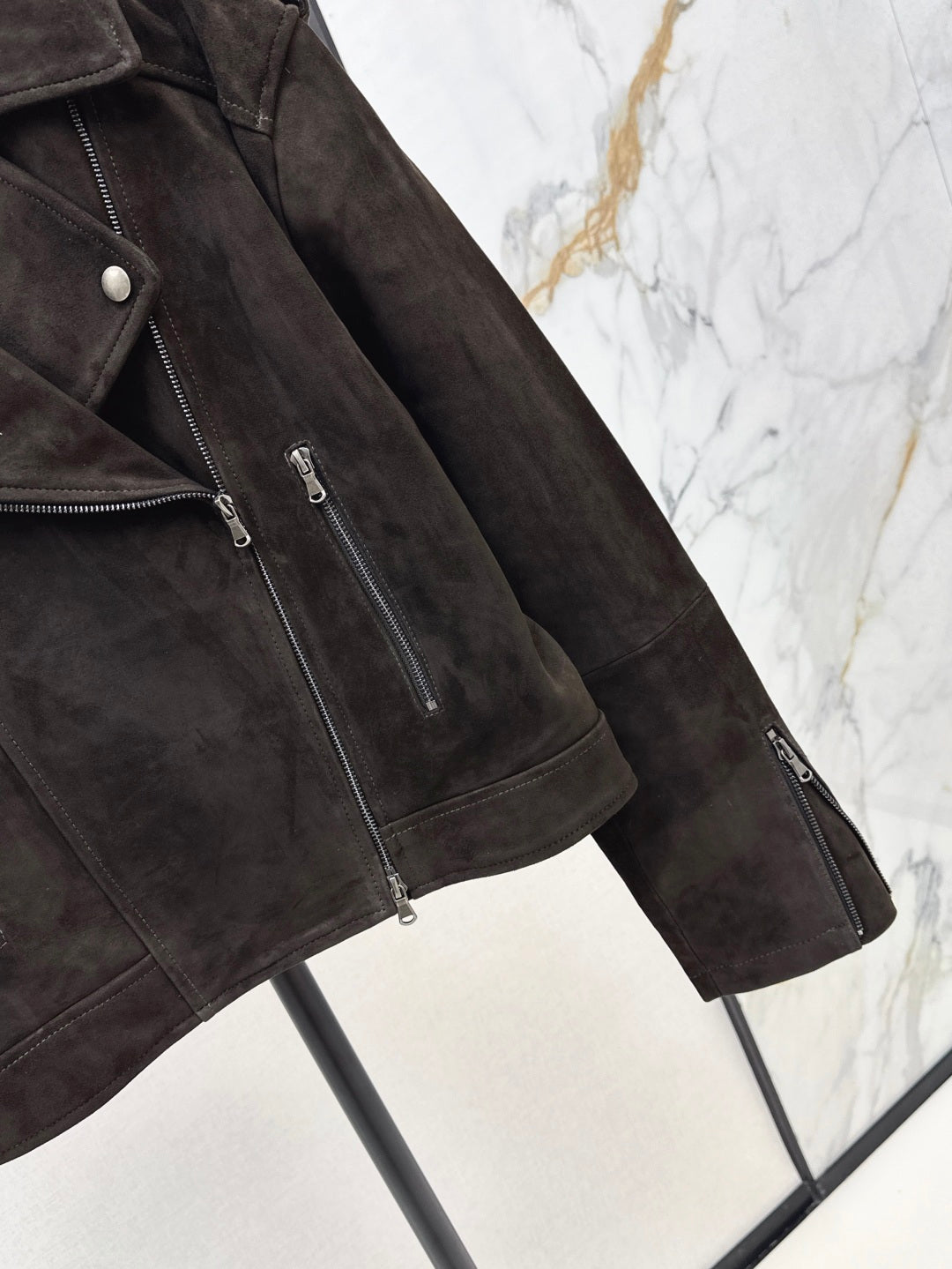 brune 25fw suede jacket