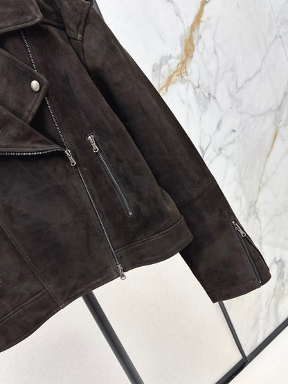 brune 25fw suede jacket