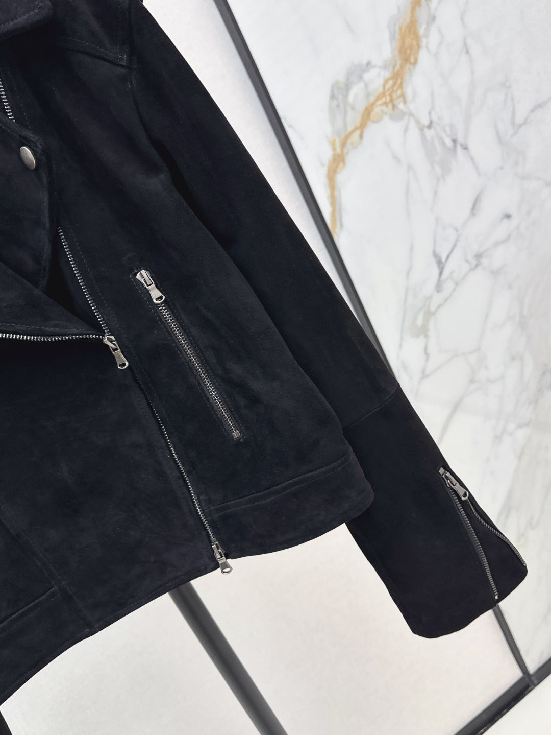 brune 25fw suede jacket