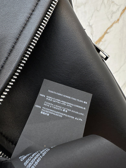 Loe 25fw leather jacket