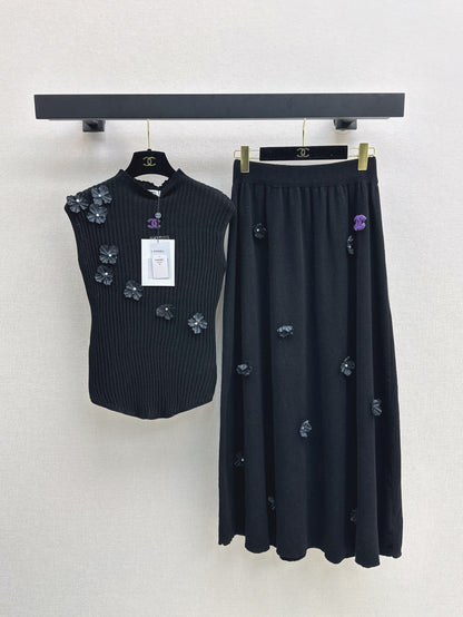 Chan 25fw knitted suit