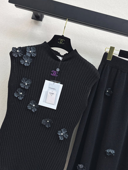 Chan 25fw knitted suit