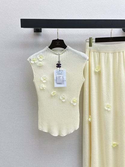 Chan 25fw knitted suit