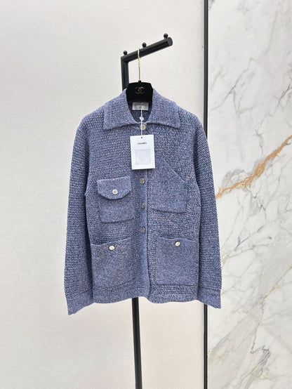 Chan 25fw coco knitted jacket