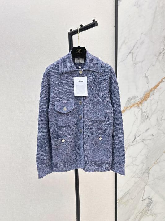 Chan 25fw coco knitted jacket