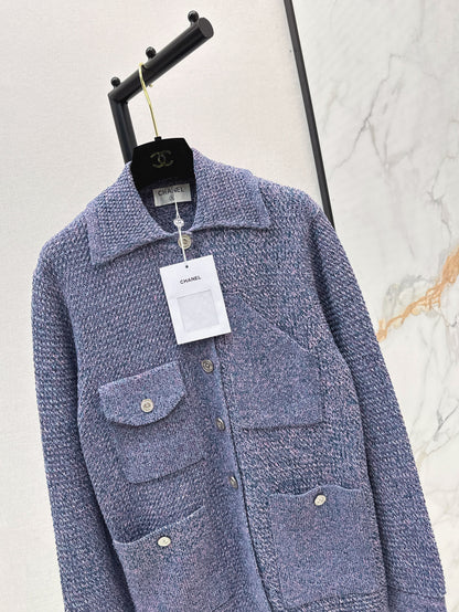 Chan 25fw coco knitted jacket