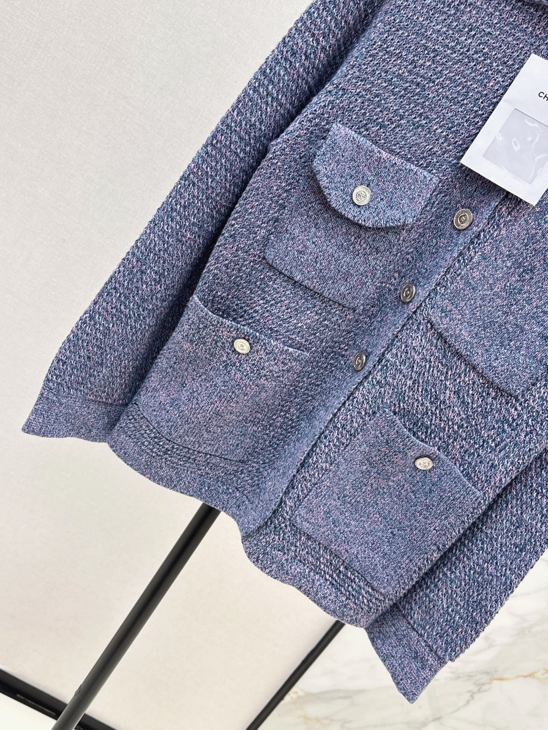 Chan 25fw coco knitted jacket