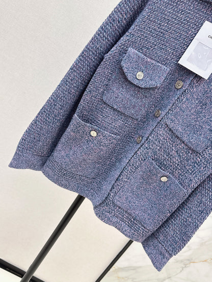 Chan 25fw coco knitted jacket