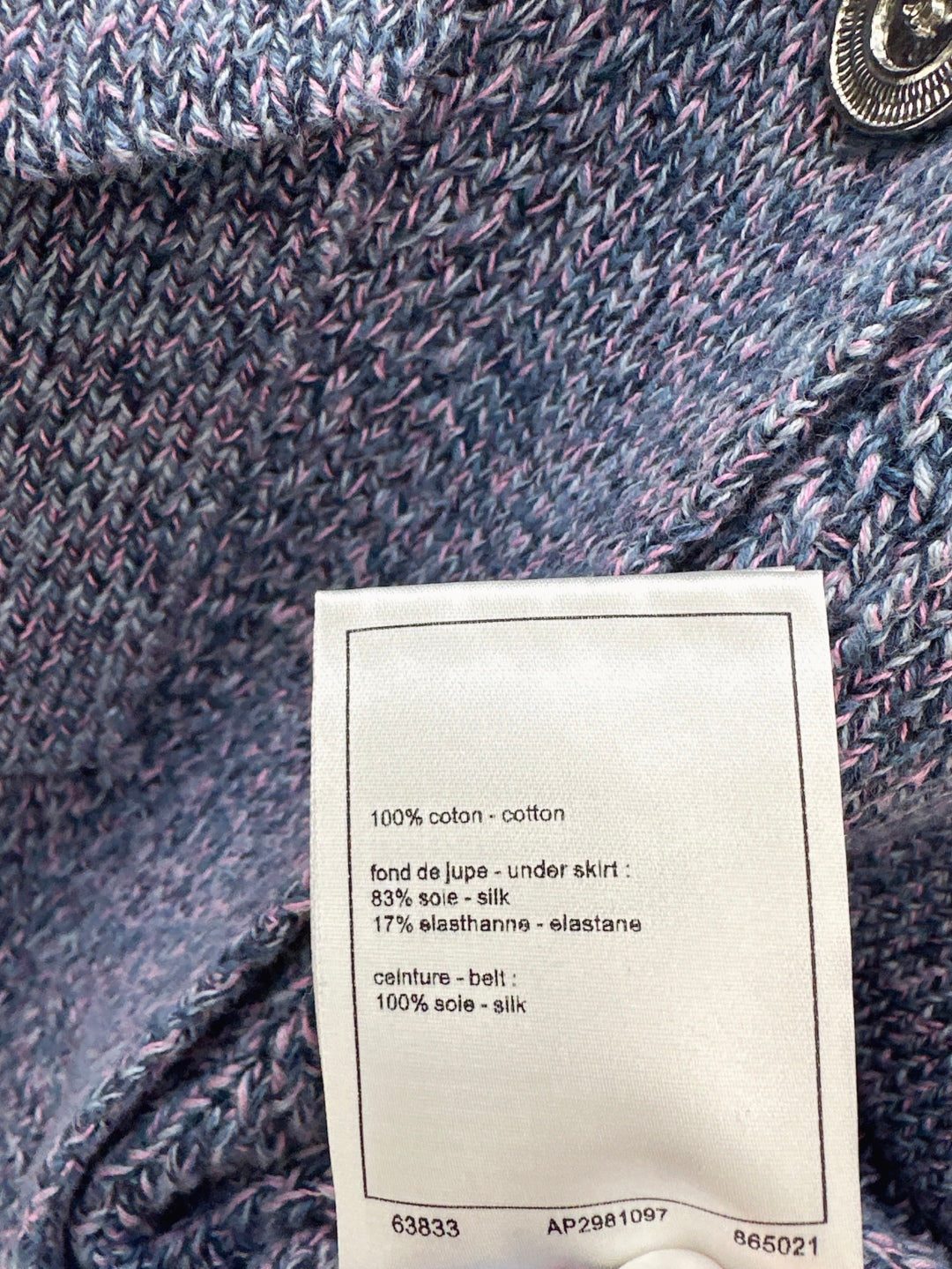 Chan 25fw coco knitted jacket
