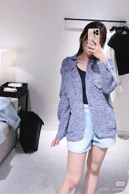 Chan 25fw coco knitted jacket