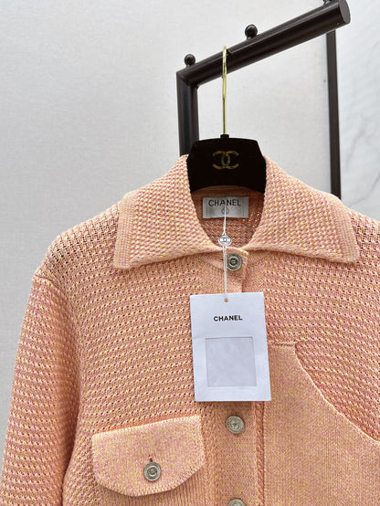 Chan 25fw coco knitted jacket