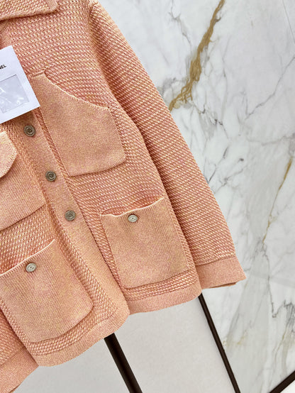 Chan 25fw coco knitted jacket