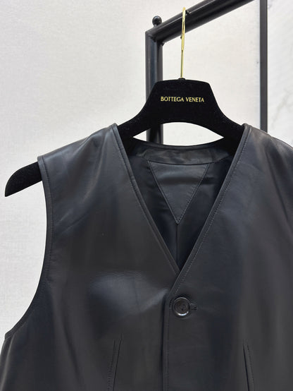 Bottega 25ss leather vest