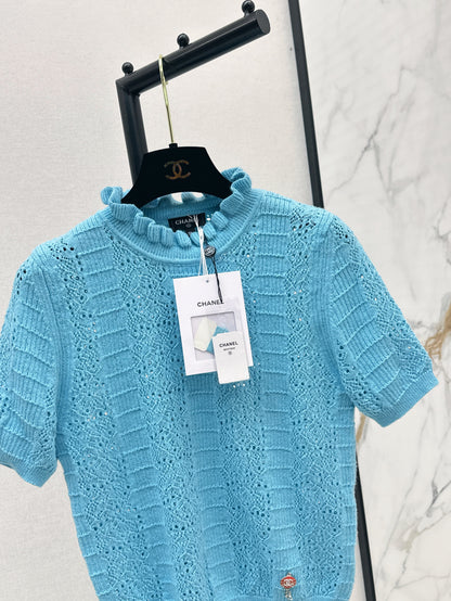 Chan 25fw knitted t-shirt