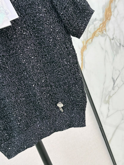 Chan 25fw knitted t-shirt