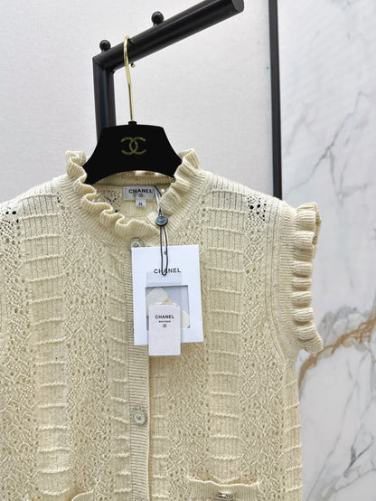 Chan 25fw knitted vest