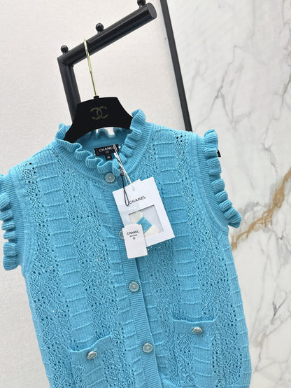 Chan 25fw knitted vest