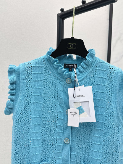 Chan 25fw knitted vest