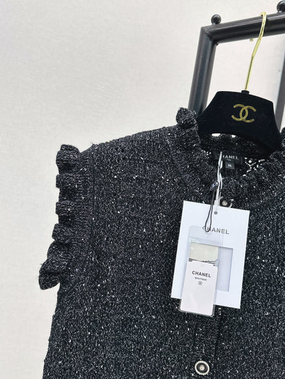 Chan 25fw knitted vest