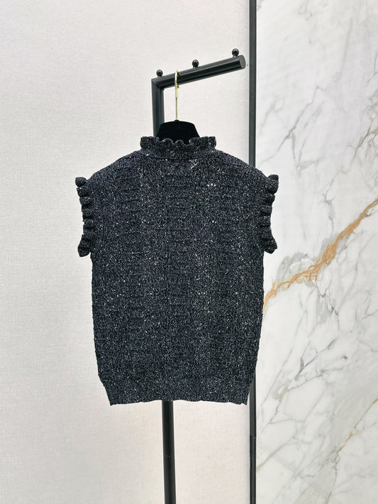 Chan 25fw knitted vest