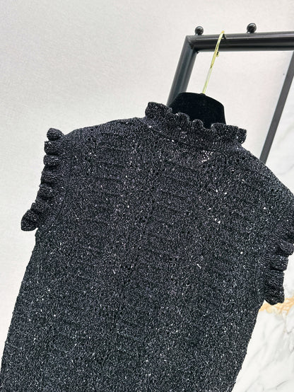 Chan 25fw knitted vest