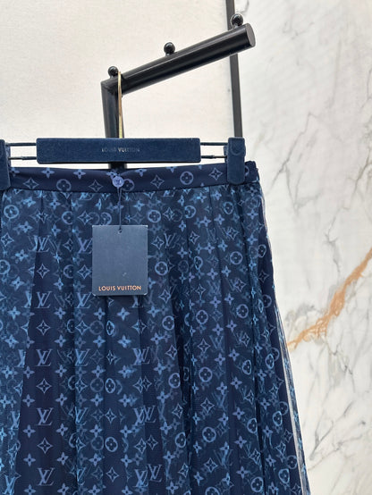 Louis 25ss monogram skirt