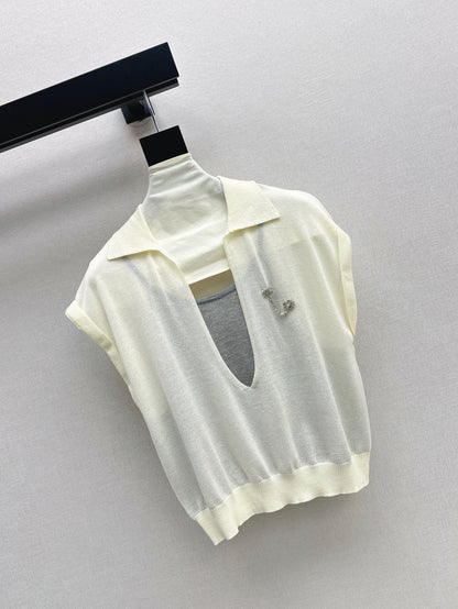 Chan 25ss knitted shirt