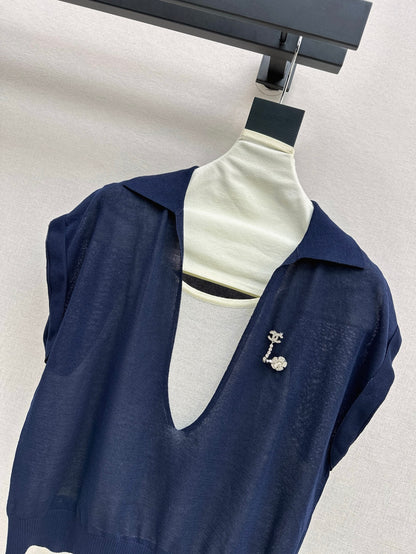 Chan 25ss knitted shirt
