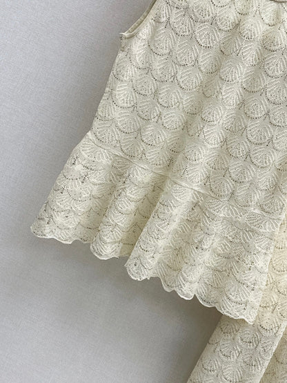 Chan 25ss beaded suit