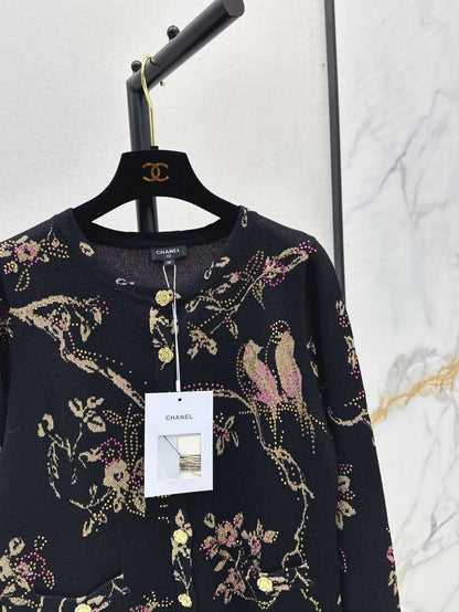 Chan 25fw jacquard cardigan
