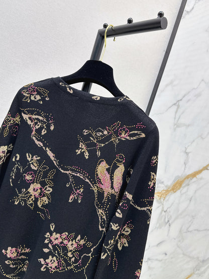 Chan 25fw jacquard cardigan